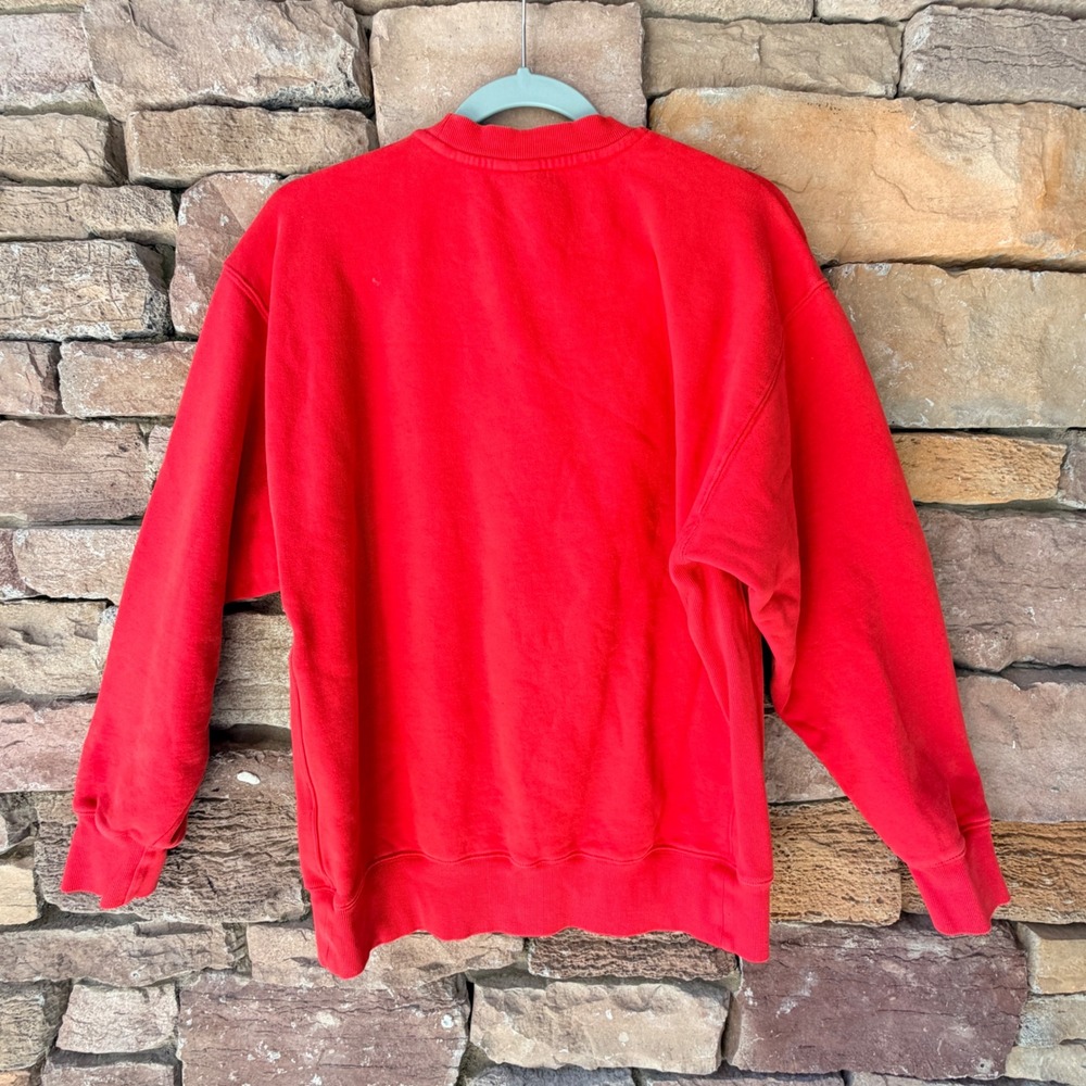 NEW Tna Aritzia S Cozy Fleece Boyfriend Feeling Lucky Sweatshirt Lunar New Year - Picture 4 of 12